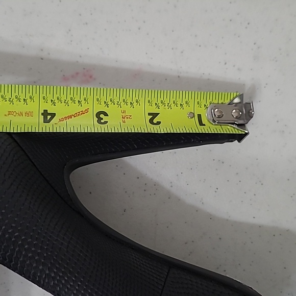 Jessica Simpson PARISAH black textured platform heels size 7 - Picture 13 of 13